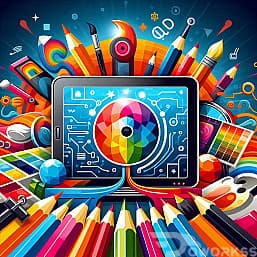 تابلوه رسم ديجيتال
