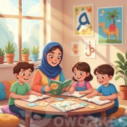 معلمه لغه عربيه او قرآن