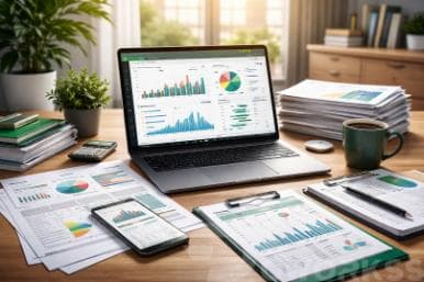 خبير جداول Excel ودوال متقدمة ولوحات Dashboard