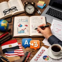 كتابة أبحاث احترافية وترجمة دقيقة بتسليم فوري