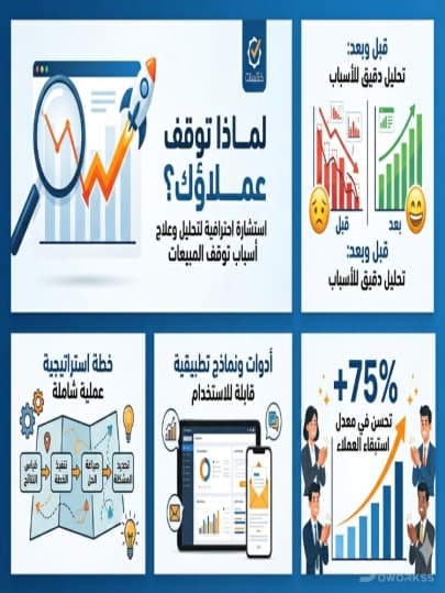 تحليل أسباب توقف العملاء عن الشراء ووضع خطة لاستعادتهم.