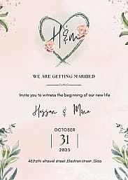 designing marriage cards .